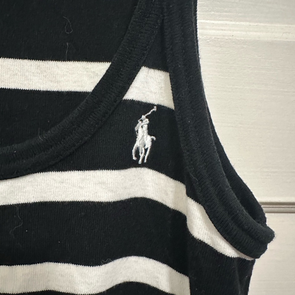 Striped Black and White Dress - Picture 2 of 5